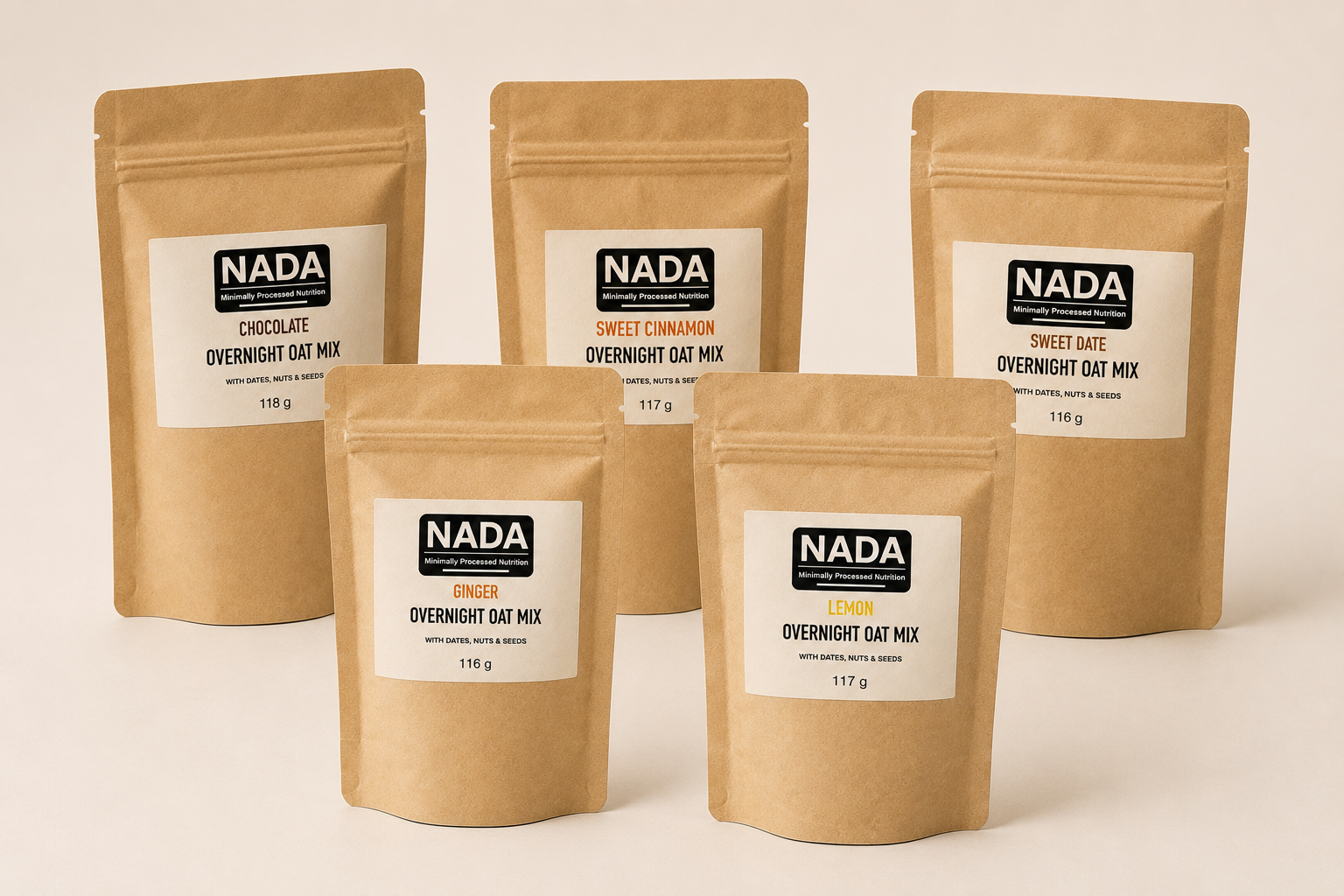 NADA Taster Pack – All 5 Flavours